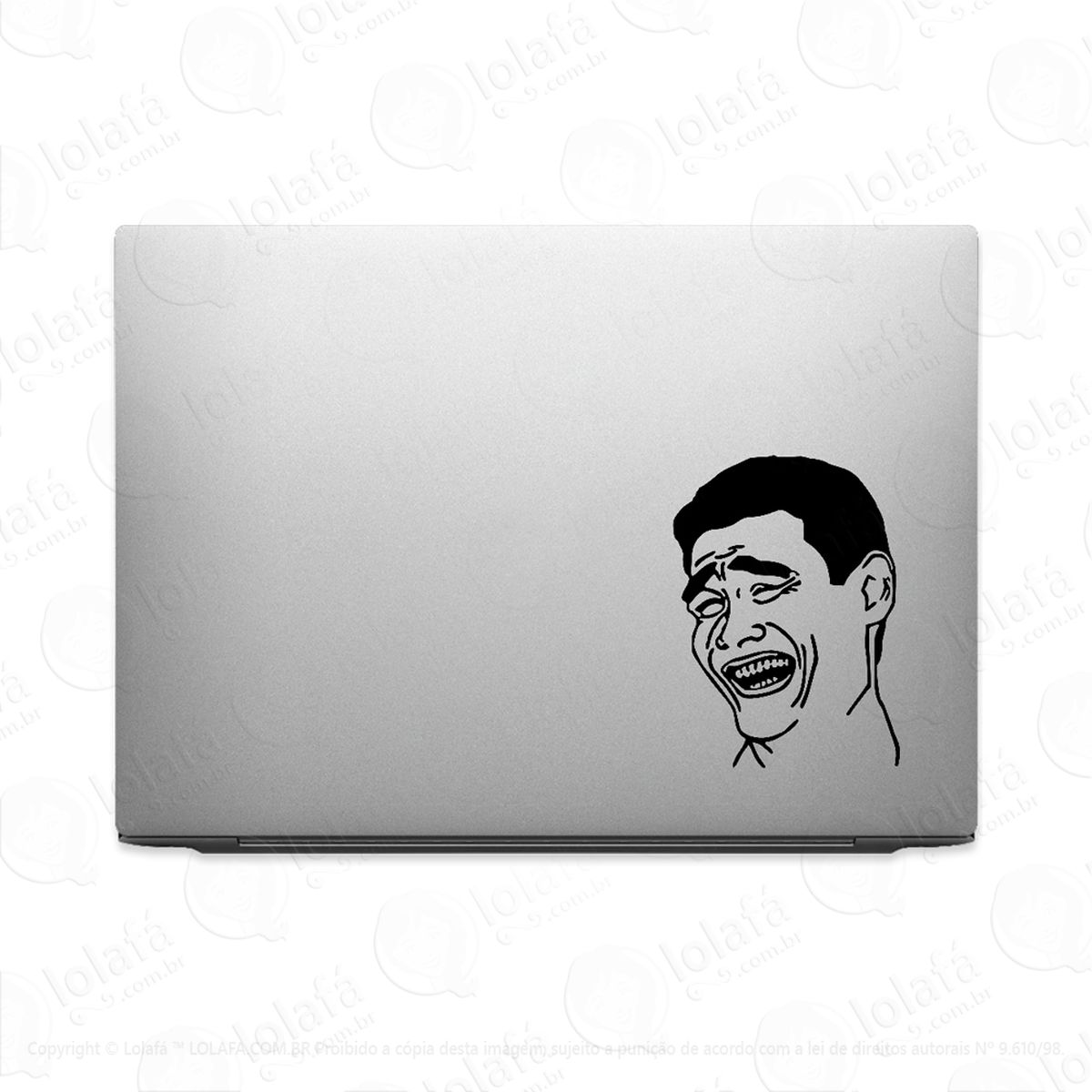 adesivo para notebook meme yao ming mod:3001