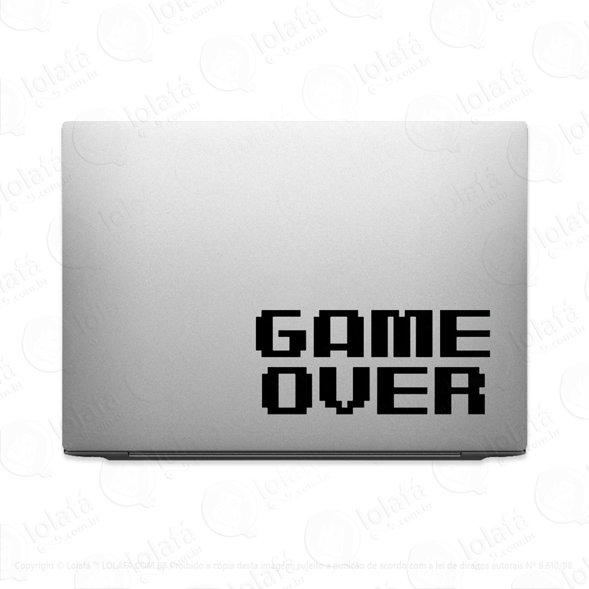 adesivo para notebook game over mod:3005