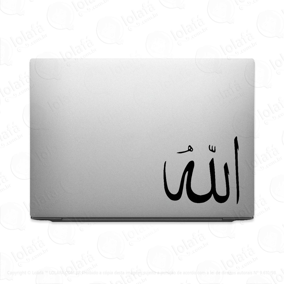 adesivo para notebook símbolo islamismo deus alá mod:3032