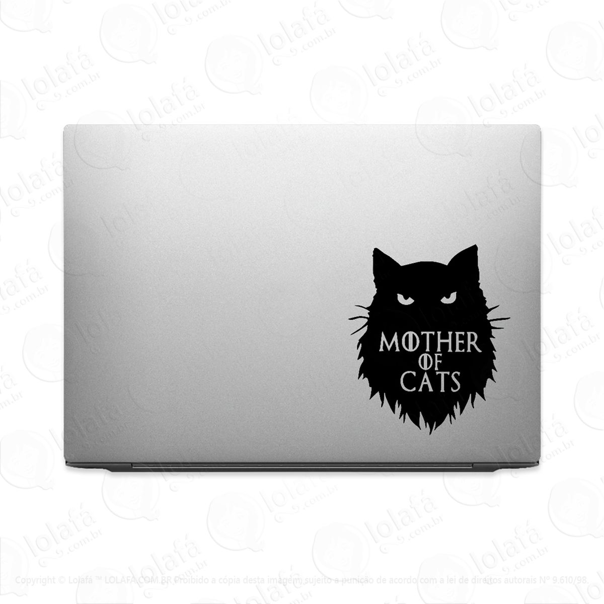 adesivo para notebook mother of cats mod:3044