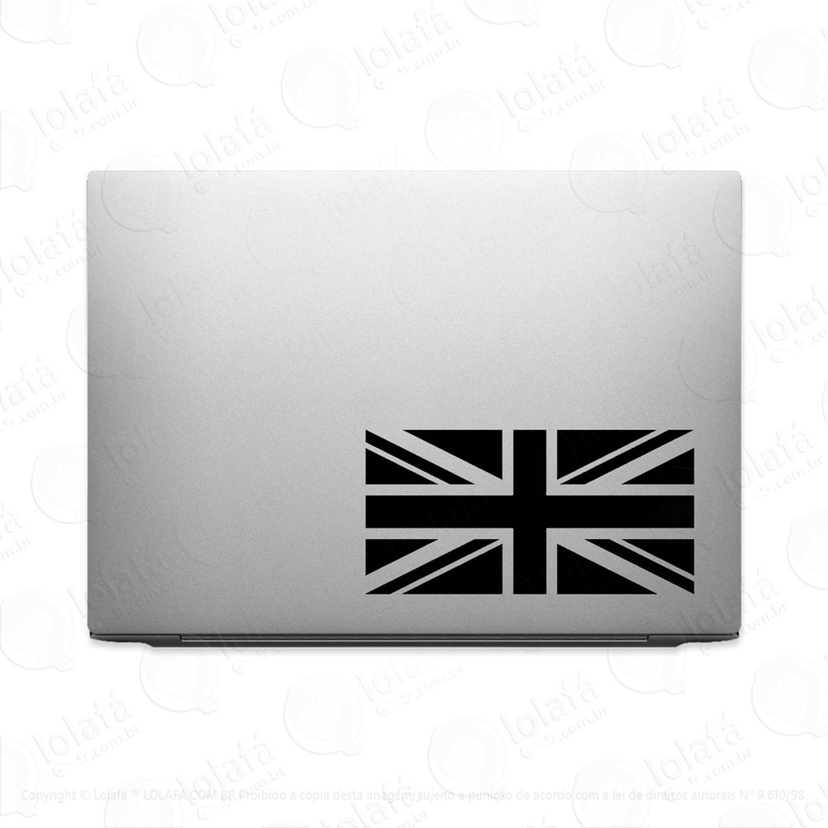 adesivo para notebook bandeira reino unido mod:3114