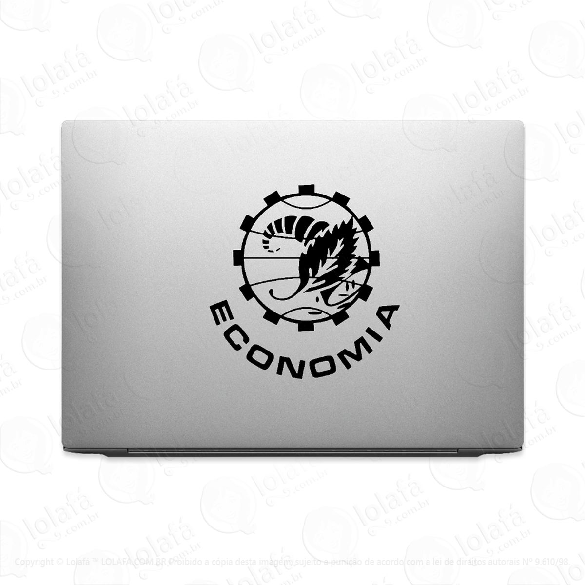 adesivo de notebook curso economia mod:3146