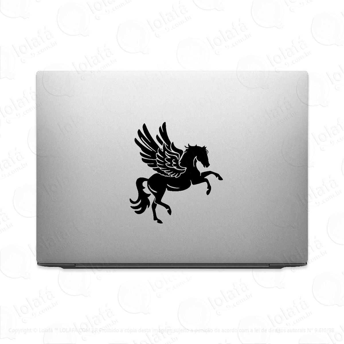 adesivo de notebook pegasus cavalo alado mod:3149