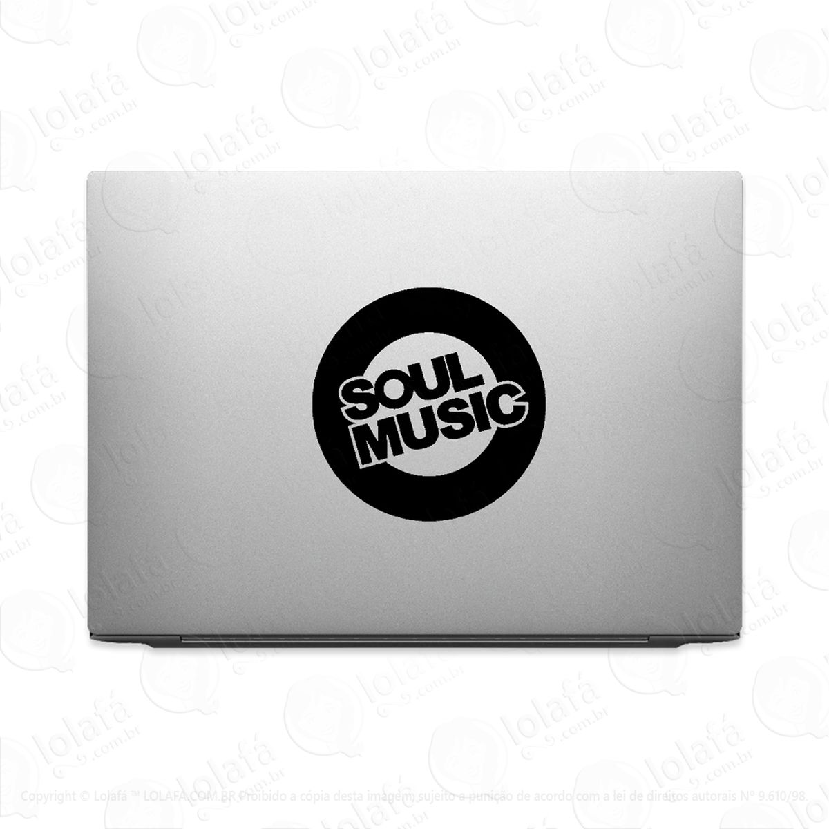 adesivo de notebook soul music mod:3151