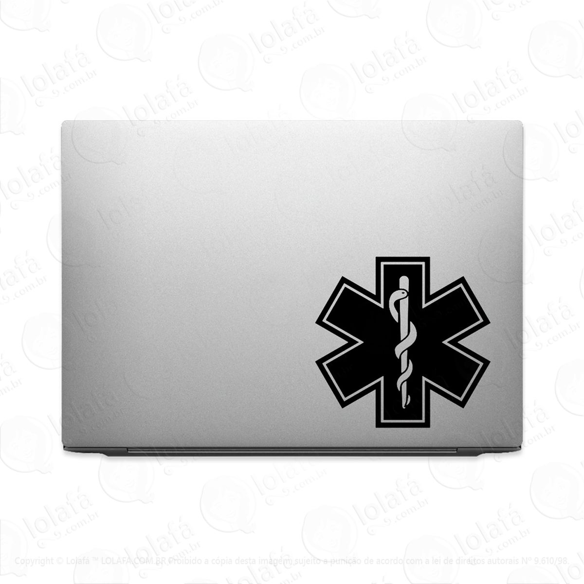 adesivo para notebook medicina estrela médica mod:3153