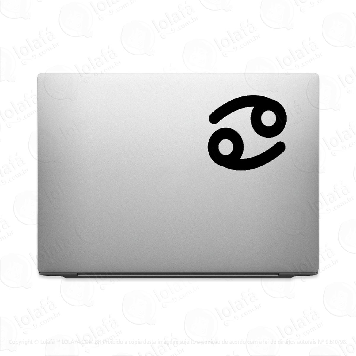 adesivo para notebook câncer signo horóscopo cancer mod:3200