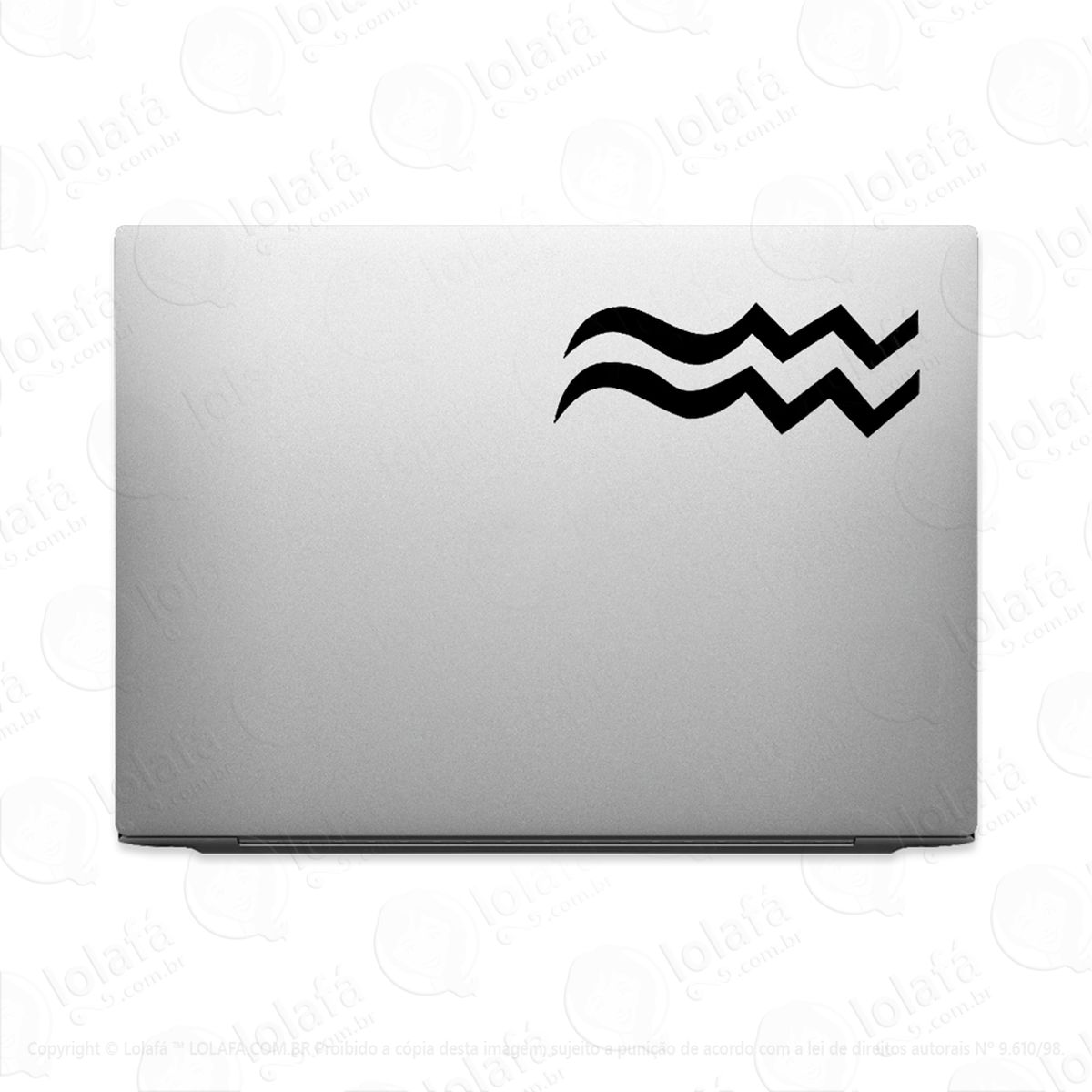 adesivo para notebook aquário signo horóscopo mod:3204