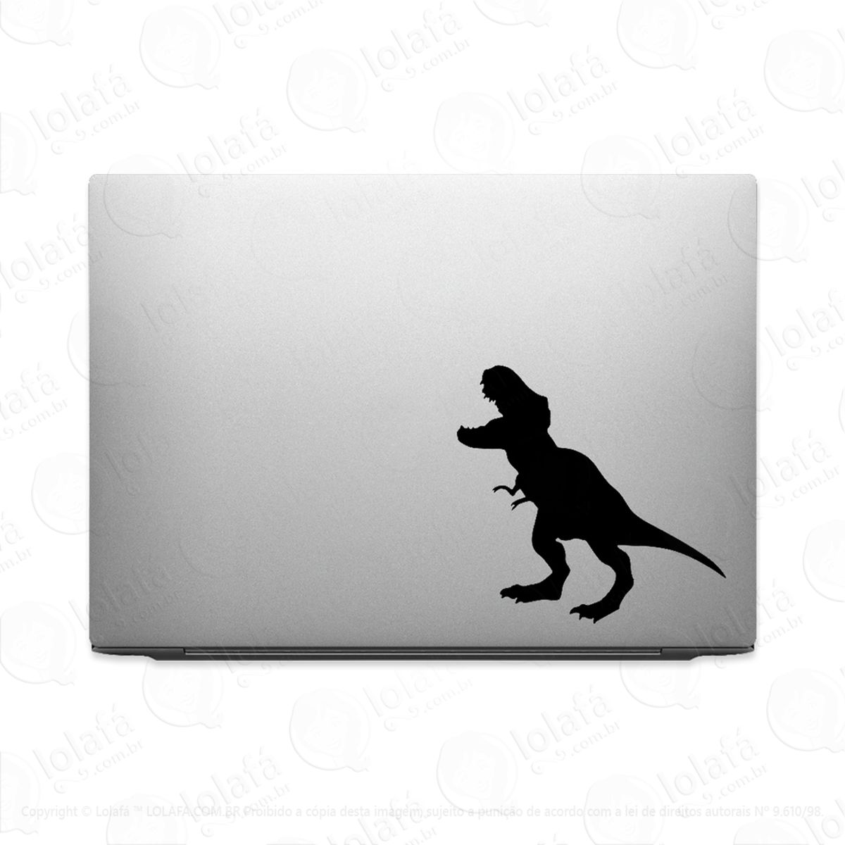 adesivo para notebook dinossauro t-rex tiranossauro mod:3205