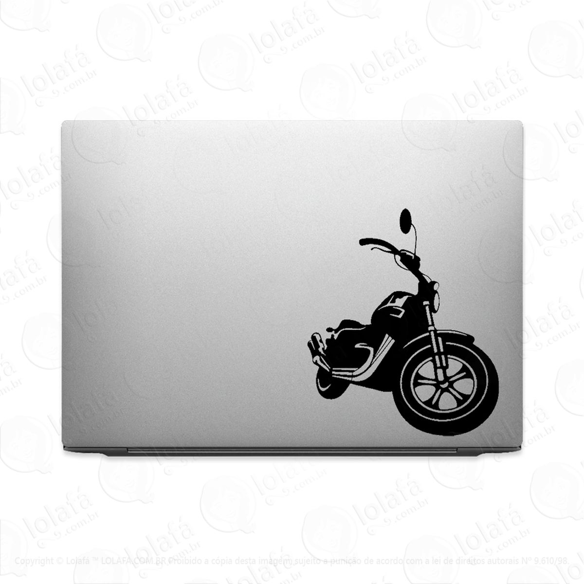 adesivo para notebook moto harley davidson motocicleta mod:3215