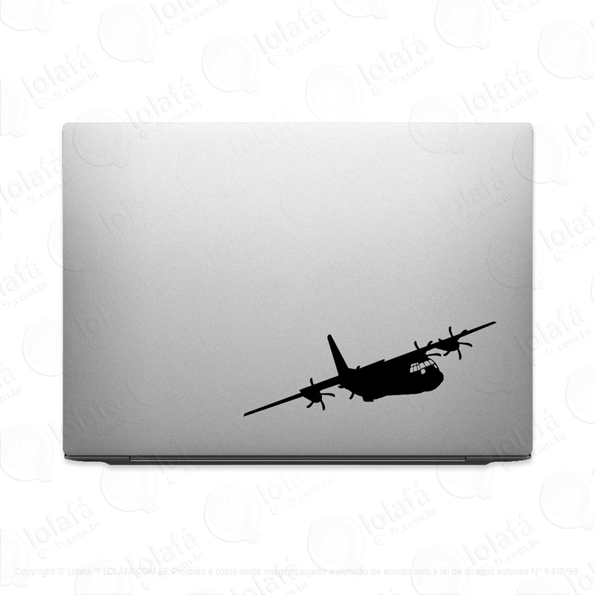 adesivo para notebook avião lockheed c-130 hercules mod:3274