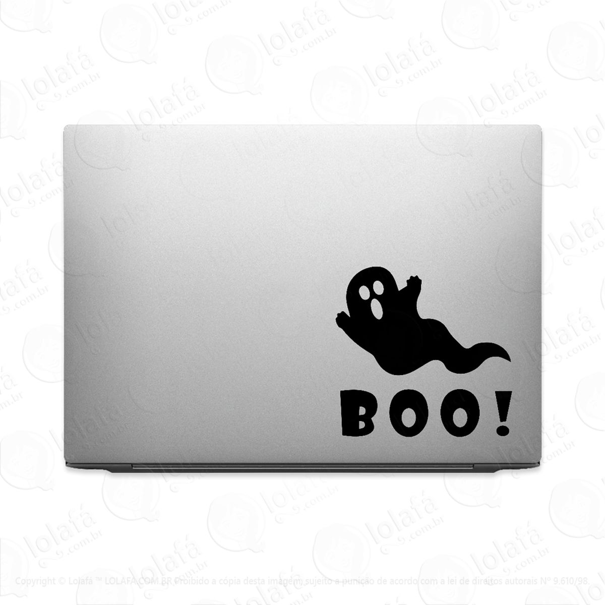 adesivo para notebook fantasma boo! mod:3277