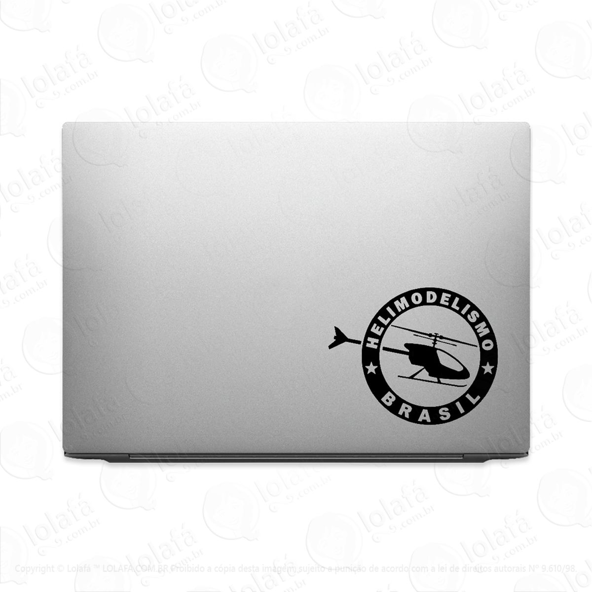 adesivo para notebook helimodelismo brasil mod:3285