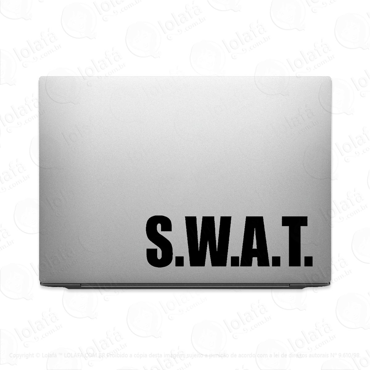 adesivo para notebook logo swat mod:3296