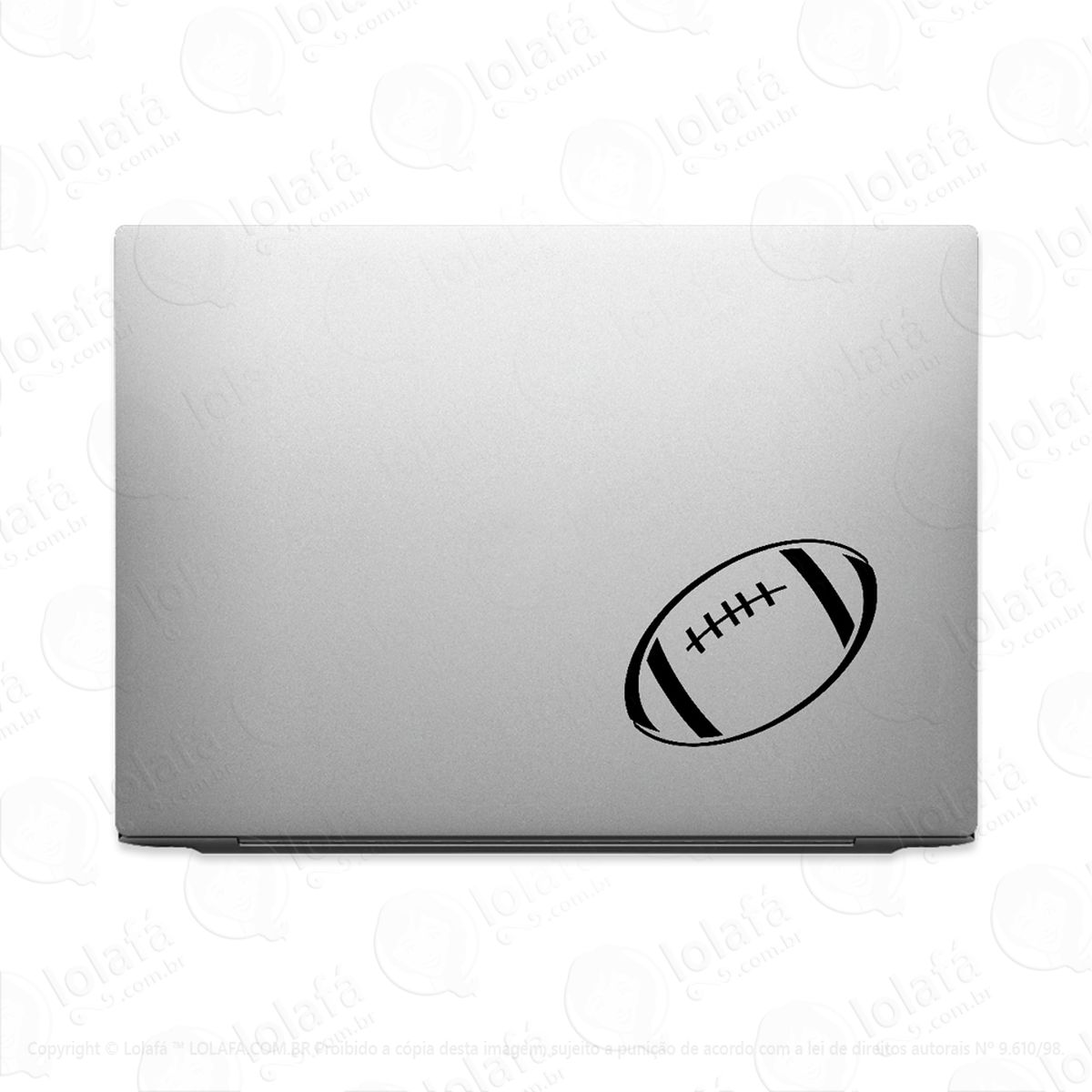 adesivo para notebook bola futebol americano the duke mod:3392