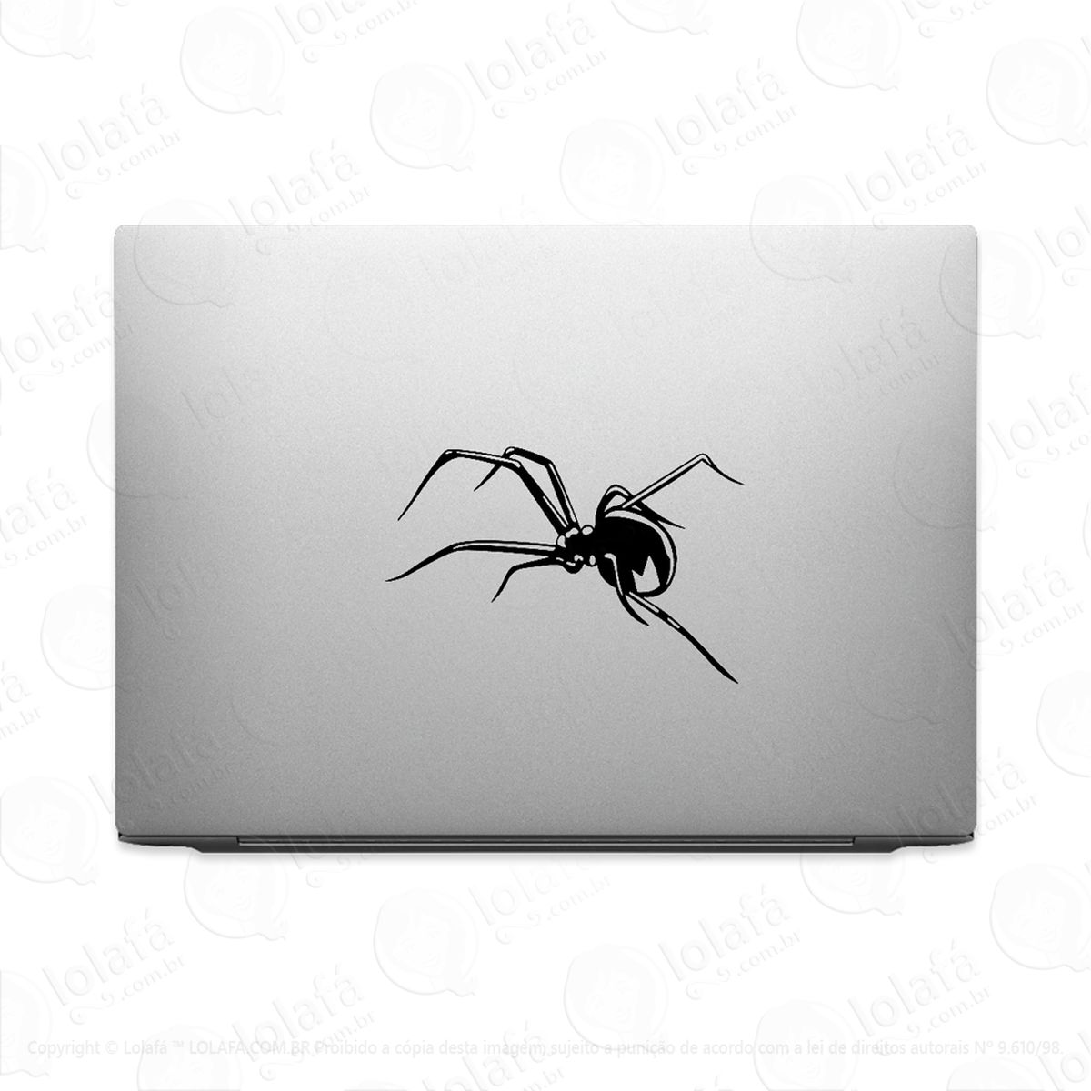 adesivo de notebook aranha mod:3446