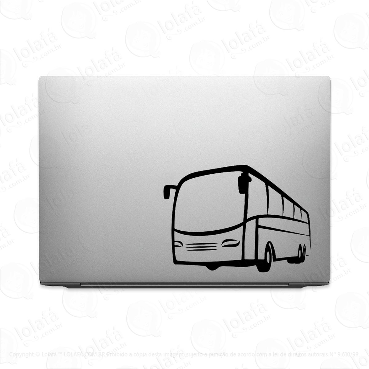 adesivo para notebook Ônibus busão transporte veículo mod:3488