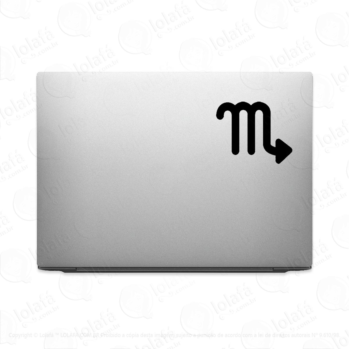 adesivo para notebook escorpião signo horóscopo mod:3503