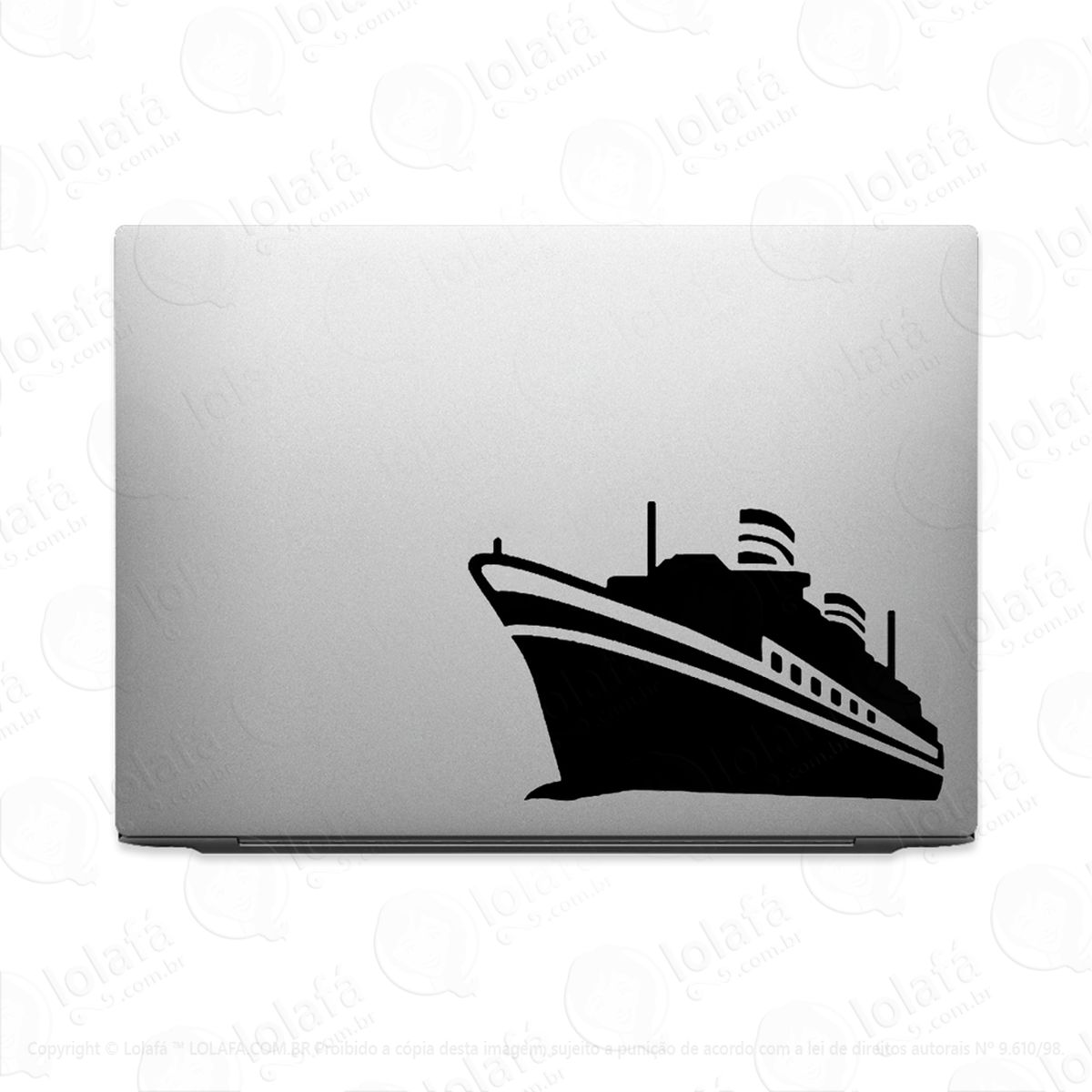 adesivo para notebook cruzeiro navio transatlântico mod:3518