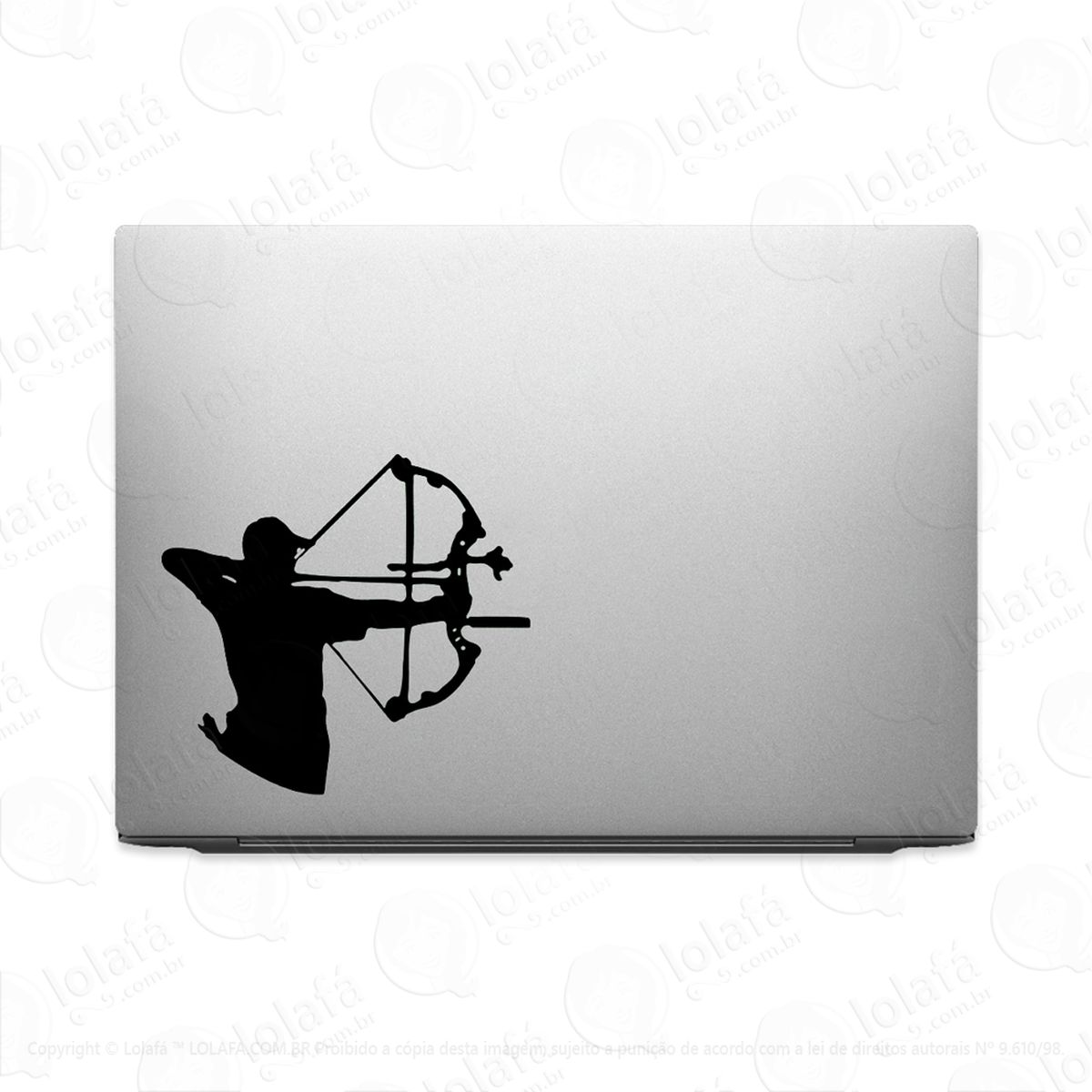 adesivo para notebook arco e flecha arqueirismo mod:3526