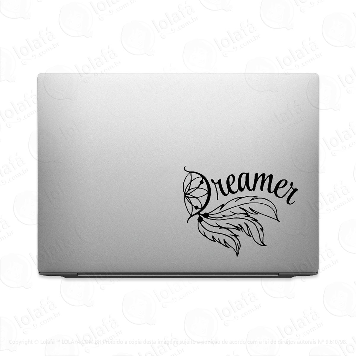 adesivo para notebook dreamer - sonhador mod:3594