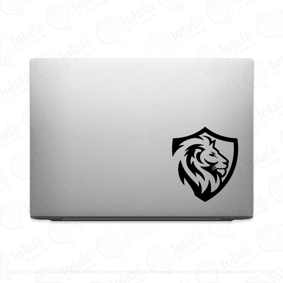 adesivo para notebook escudo leão mod:3596