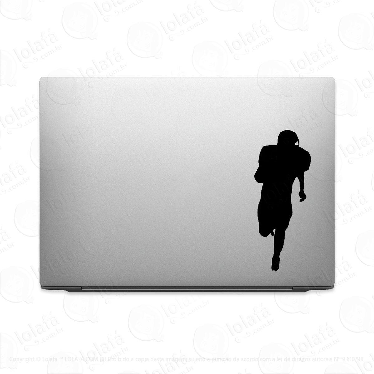 adesivo para notebook jogador de rugby mod:3600