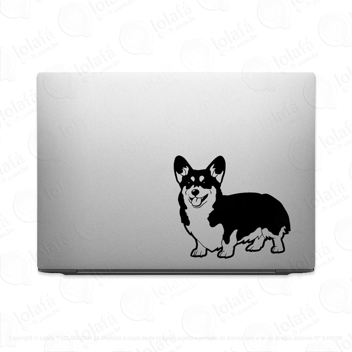 adesivo para notebook welsh corgi pembroke mod:3616