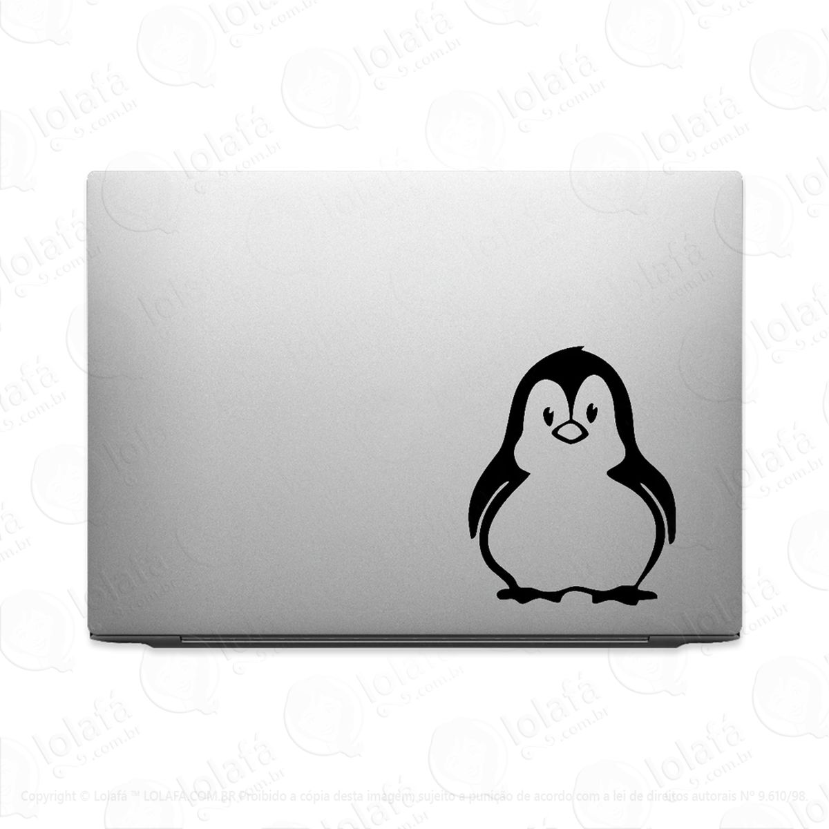 adesivo para notebook pinguim mod:3637