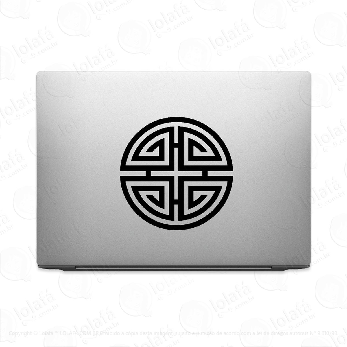 adesivo para notebook quatro bençãos feng shui mod:3698