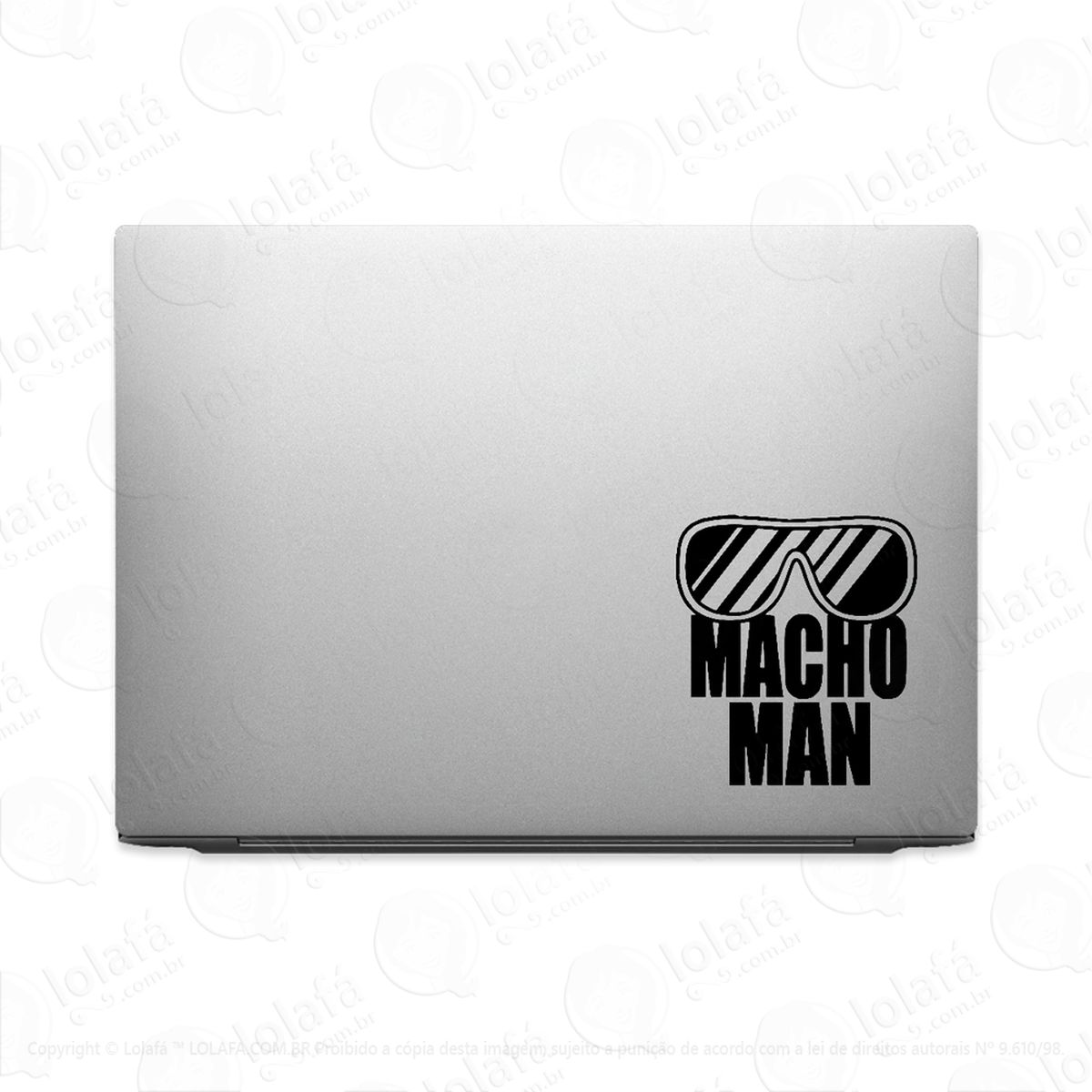 adesivo para notebook macho man mod:3706