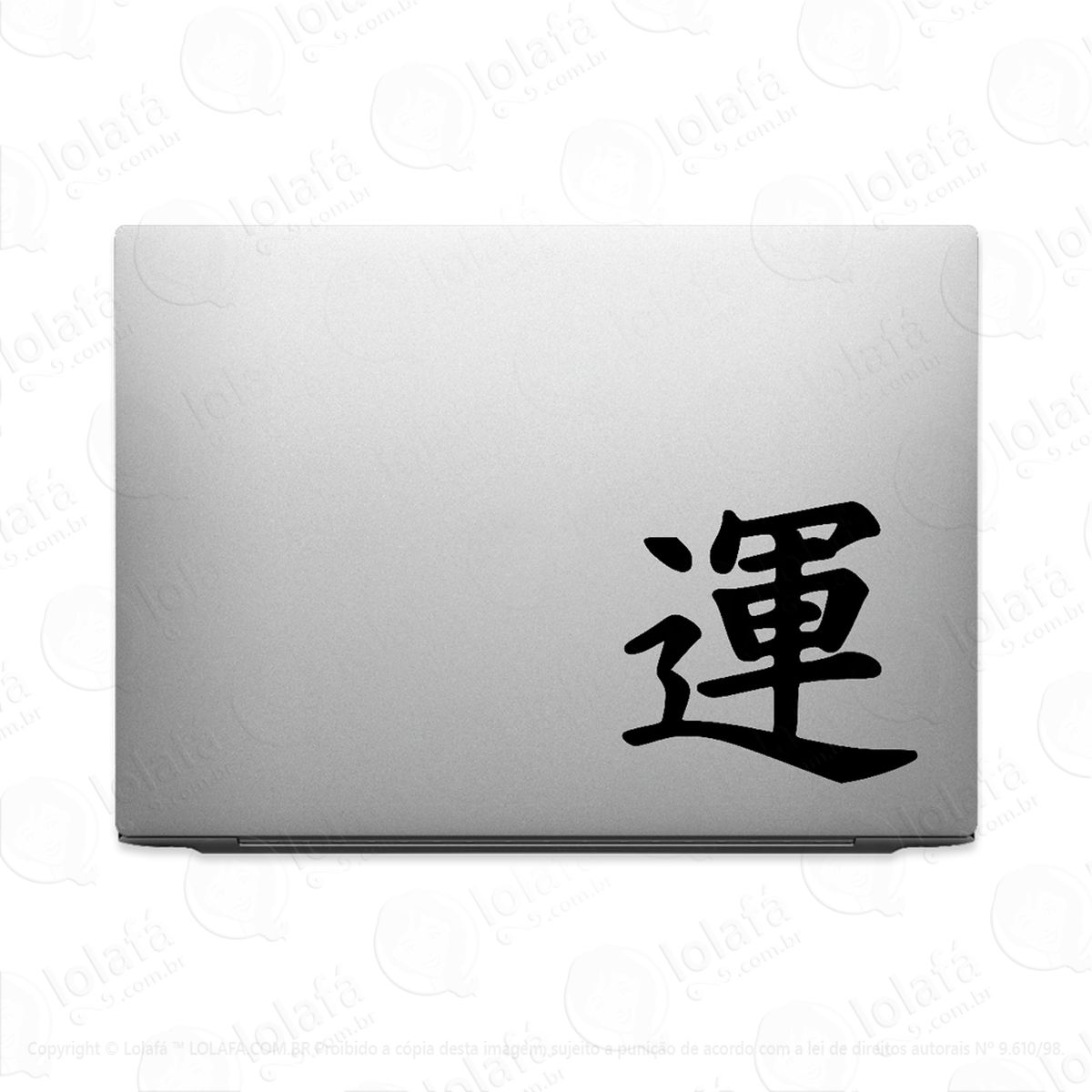 adesivo para notebook destino kanji japonês mod:3740