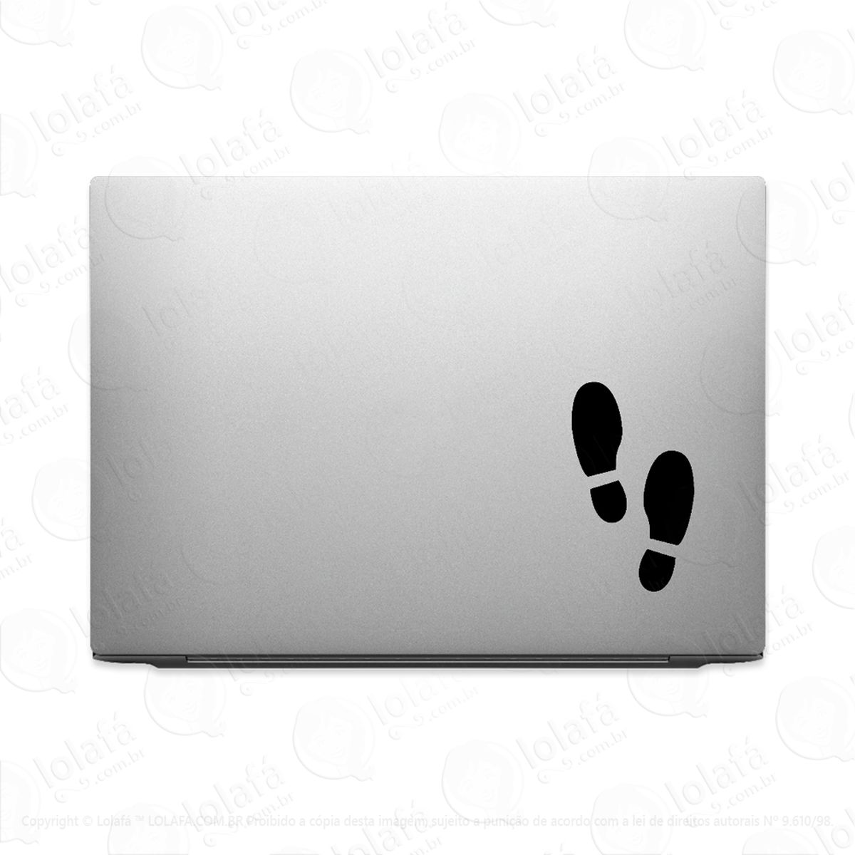 adesivo para notebook pegadas de pés mod:3803