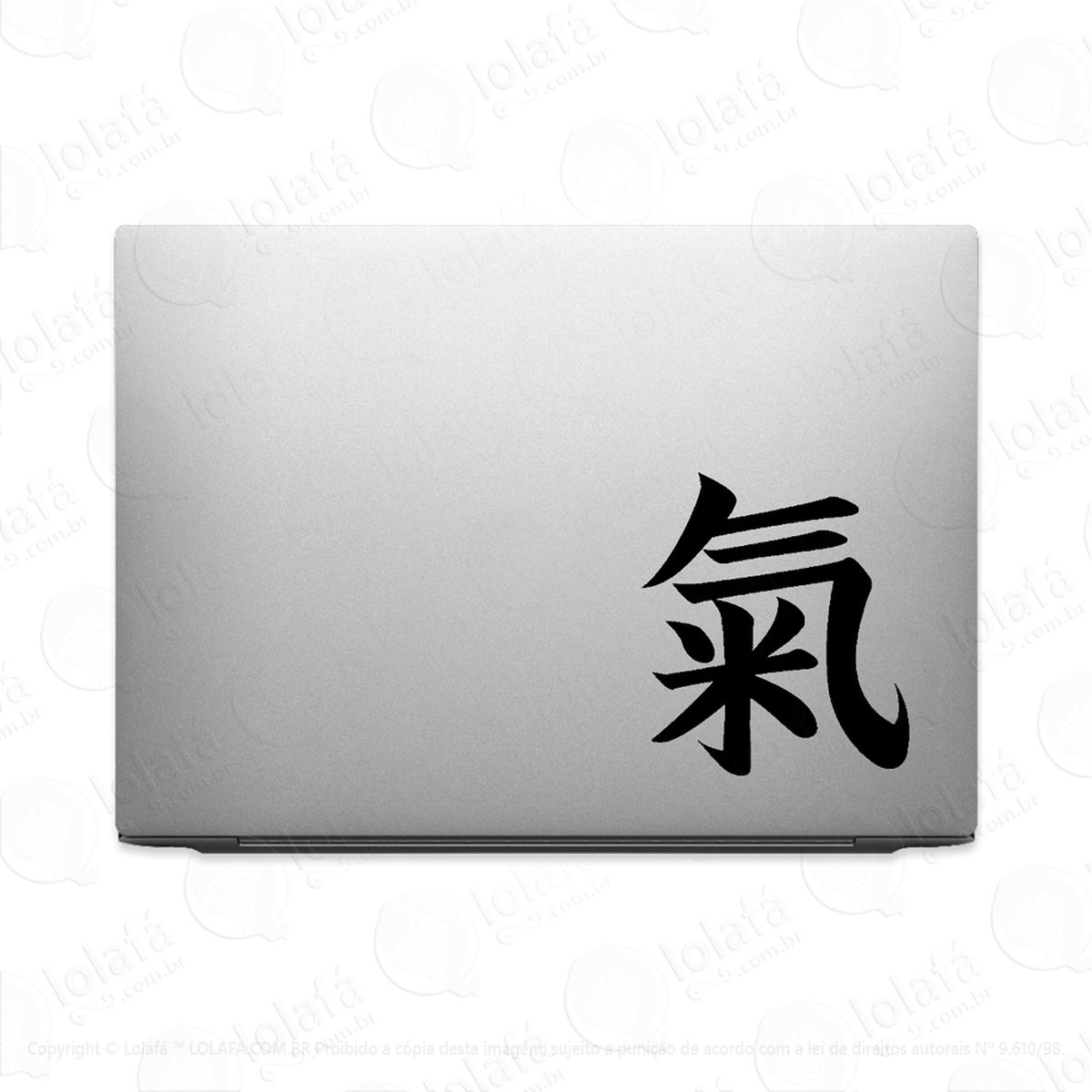 adesivo para notebook espírito kanji japonês mod:3805