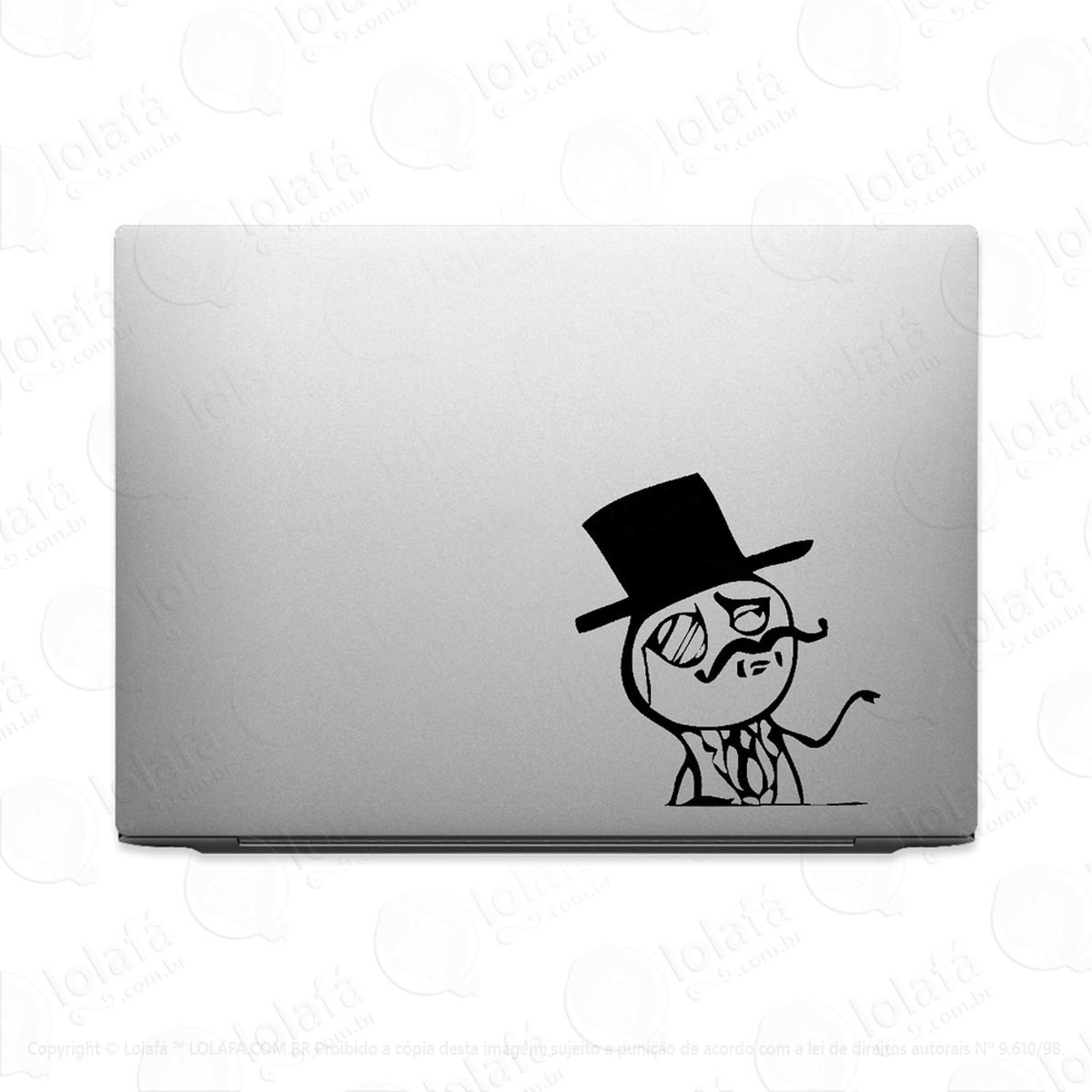 adesivo para notebook meme like a sir lord mod:3807