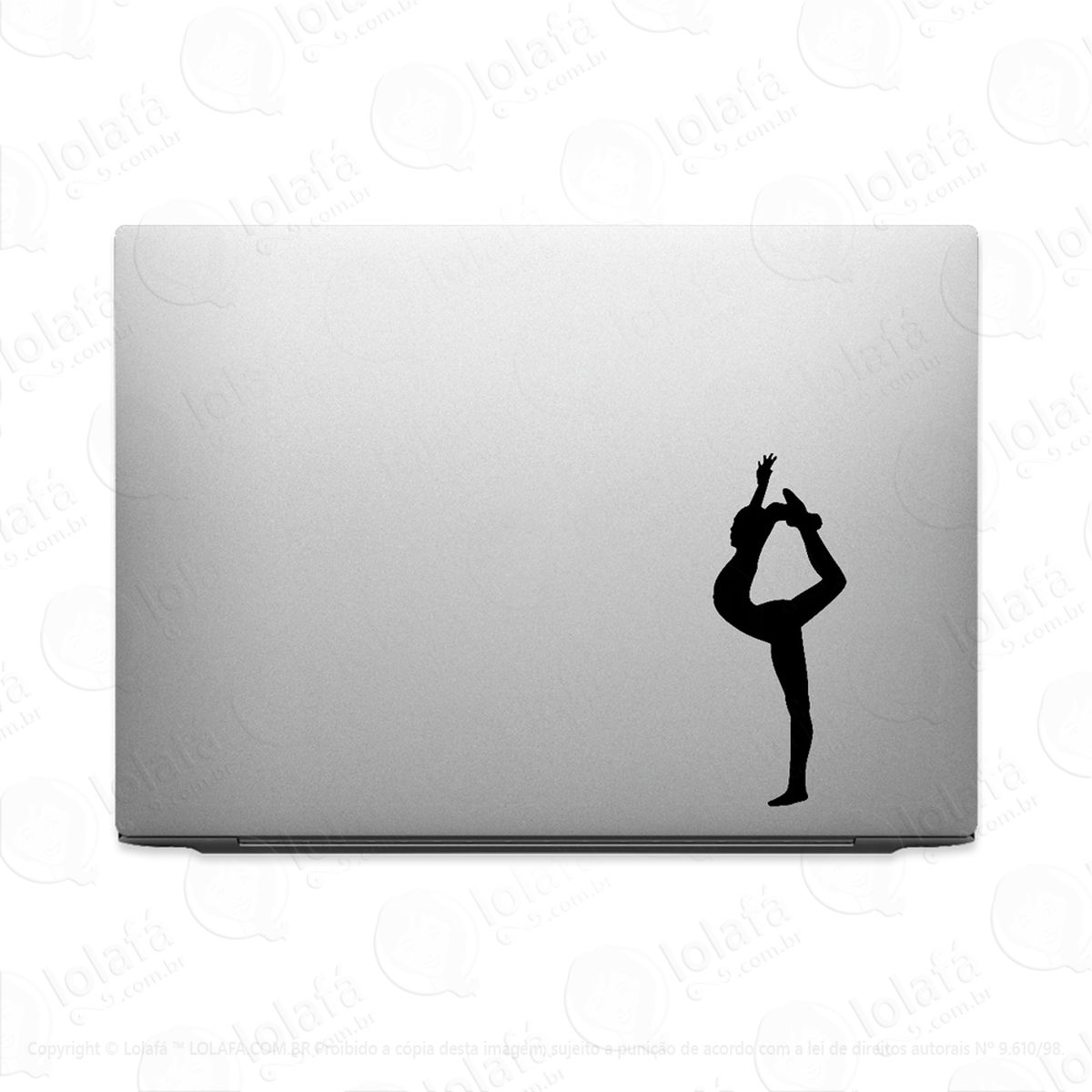 adesivo para notebook bailarina alongando mod:3812