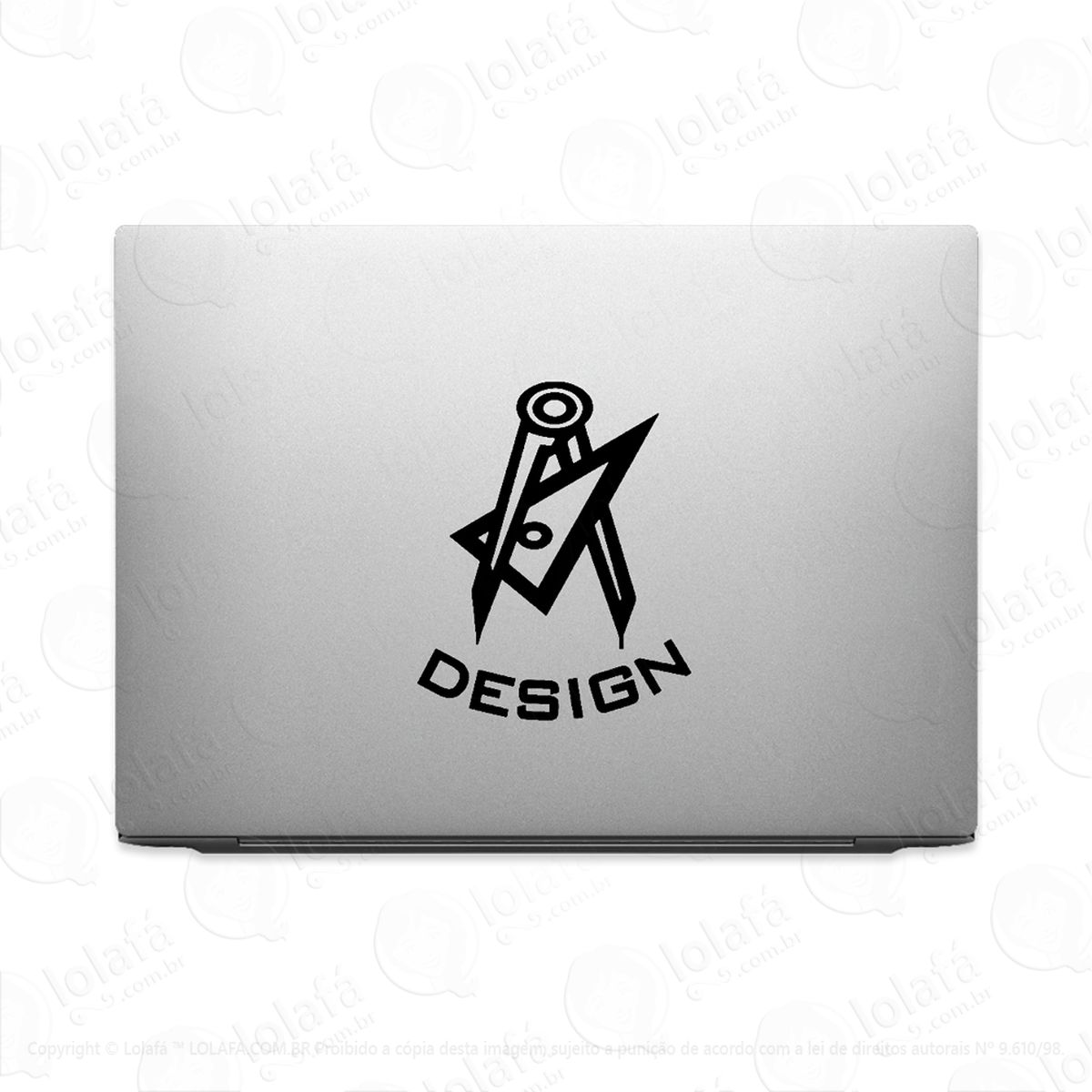 adesivo de notebook curso design mod:3824