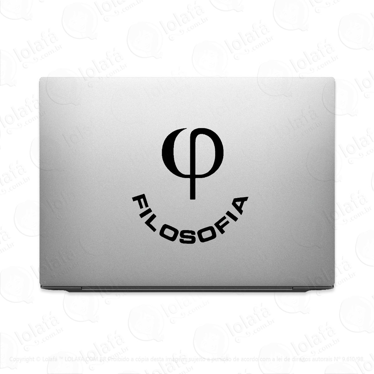 adesivo de notebook curso filosofia mod:3825