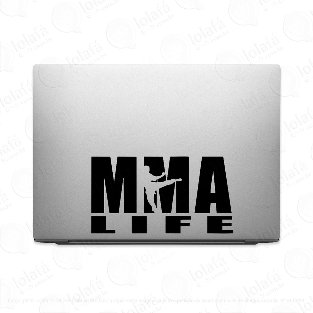 adesivo de notebook mma life mod:3856