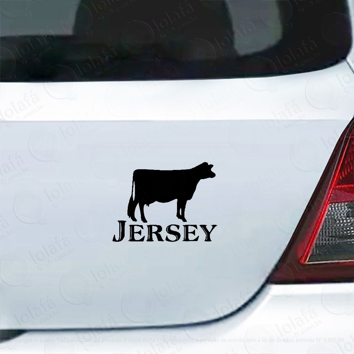 adesivo de carro jersey gado mod:5255