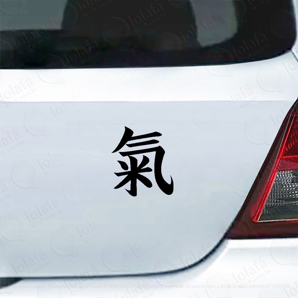 adesivo para carro espírito kanji japonês mod:5672