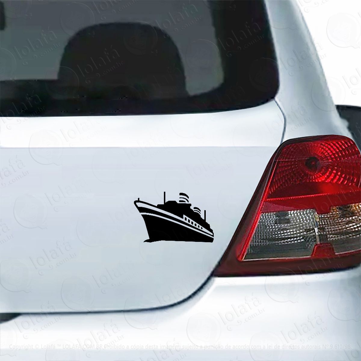 adesivo para carro cruzeiro navio transatlântico mod:5750