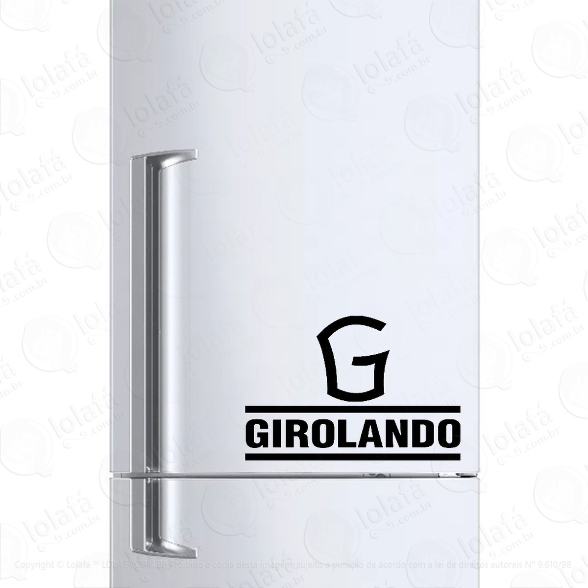 adesivo para geladeira boi gado girolando mod:6577