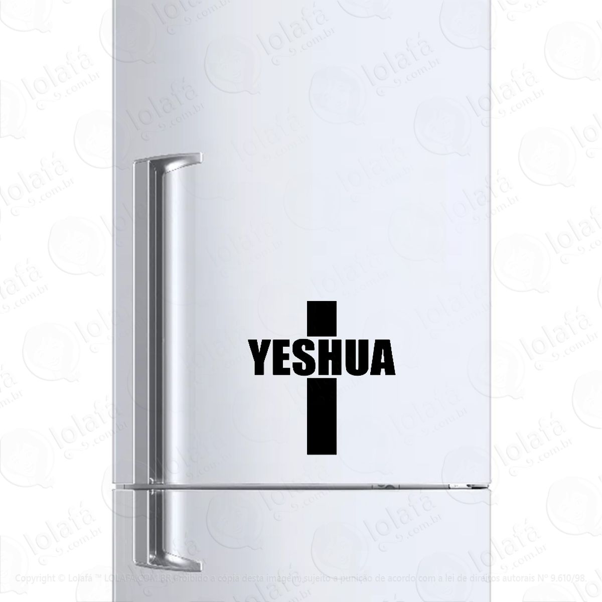 adesivo para geladeira yeshua salvador jesus mod:6583