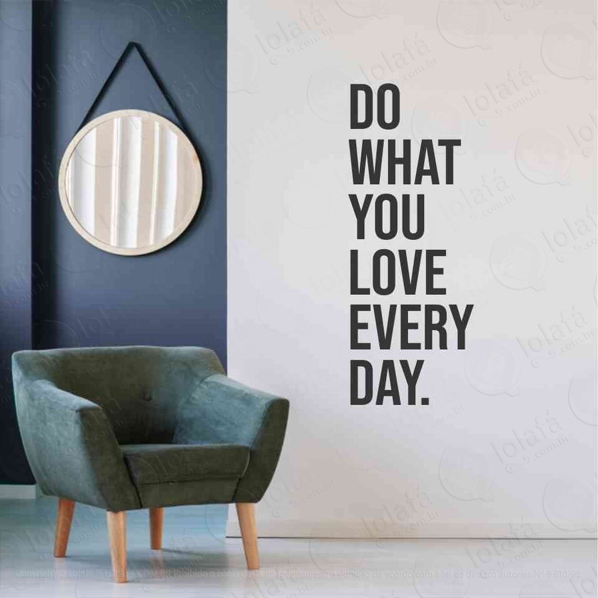 adesivo de parede decorativo frase motivacional do what you mod:354