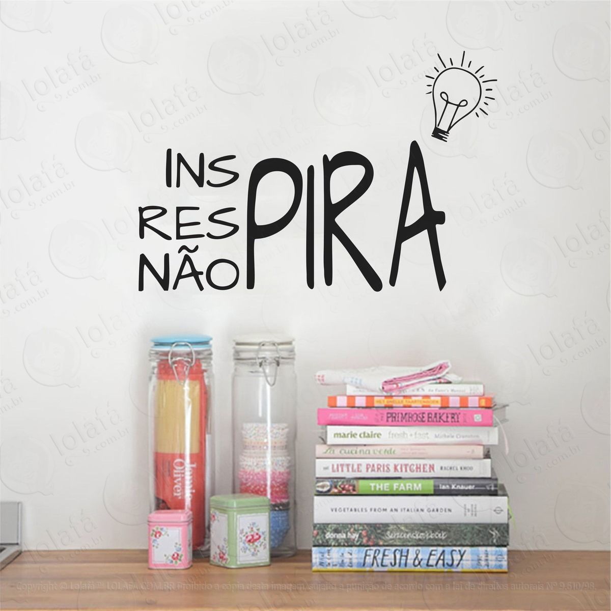 adesivo parede frase quarto sala inspiração lindo barato mod:1044