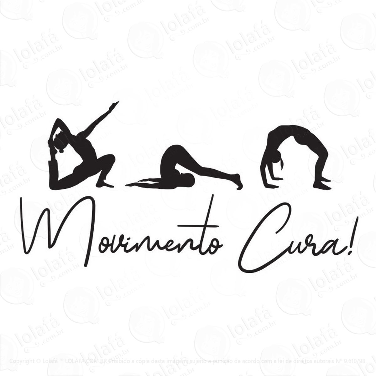 adesivo parede pilates movimento cura 1,50x0,77m mod:1372