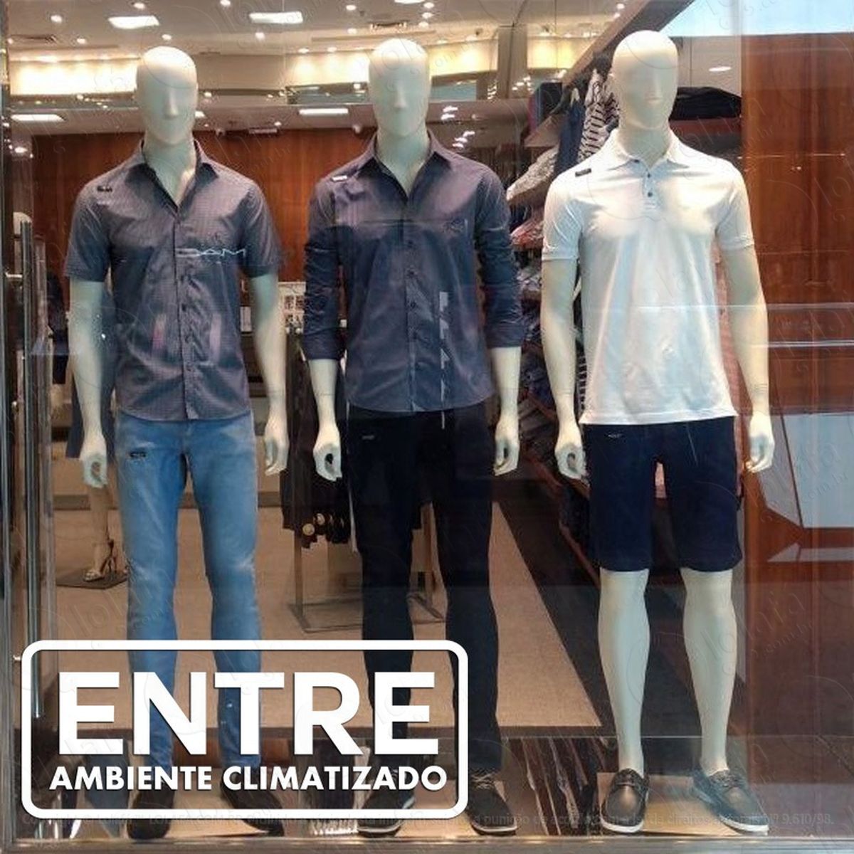 adesivo para vitrine entre ambiente climatizado mod:2098