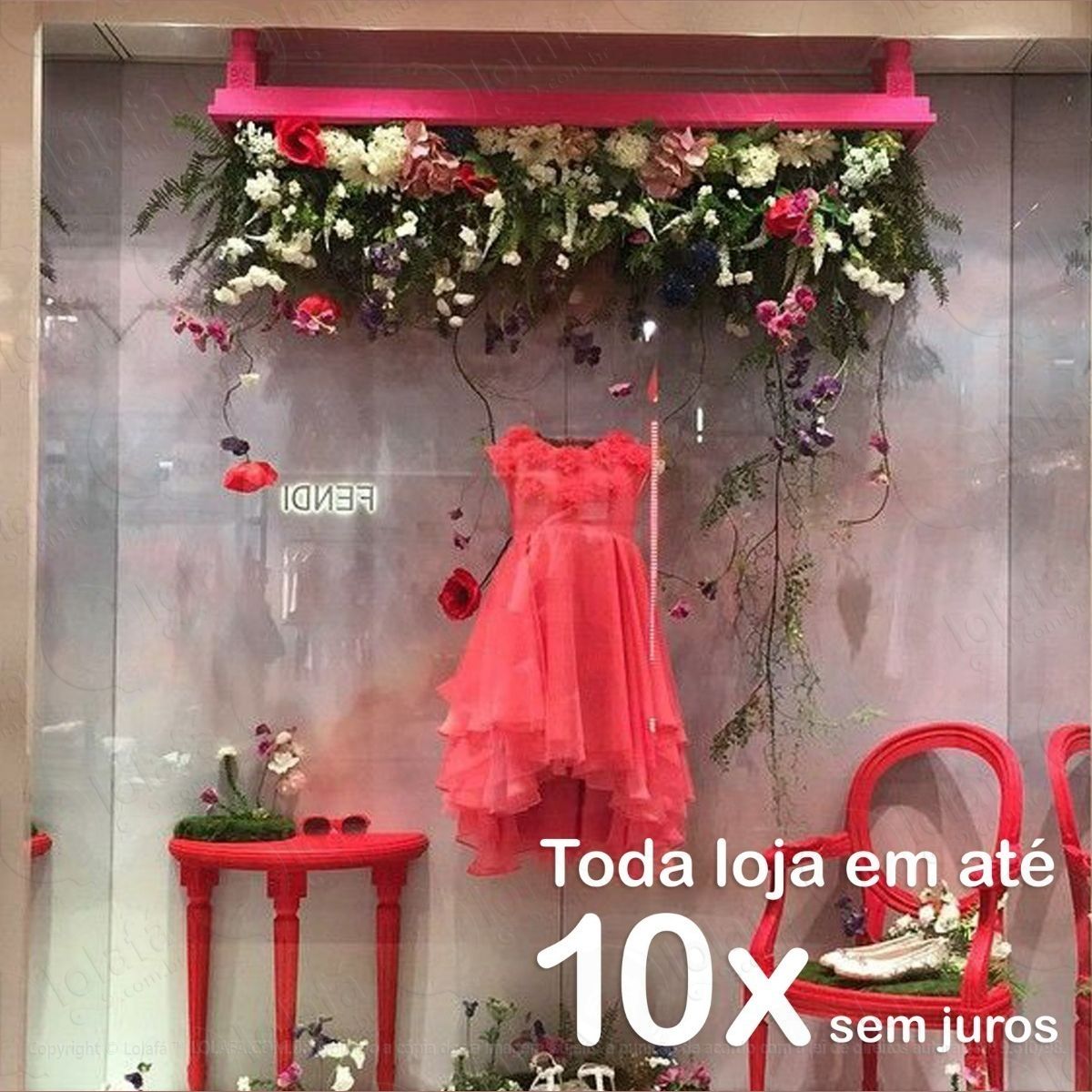 adesivo para vitrine toda loja em até 10x sem juros mod:2186