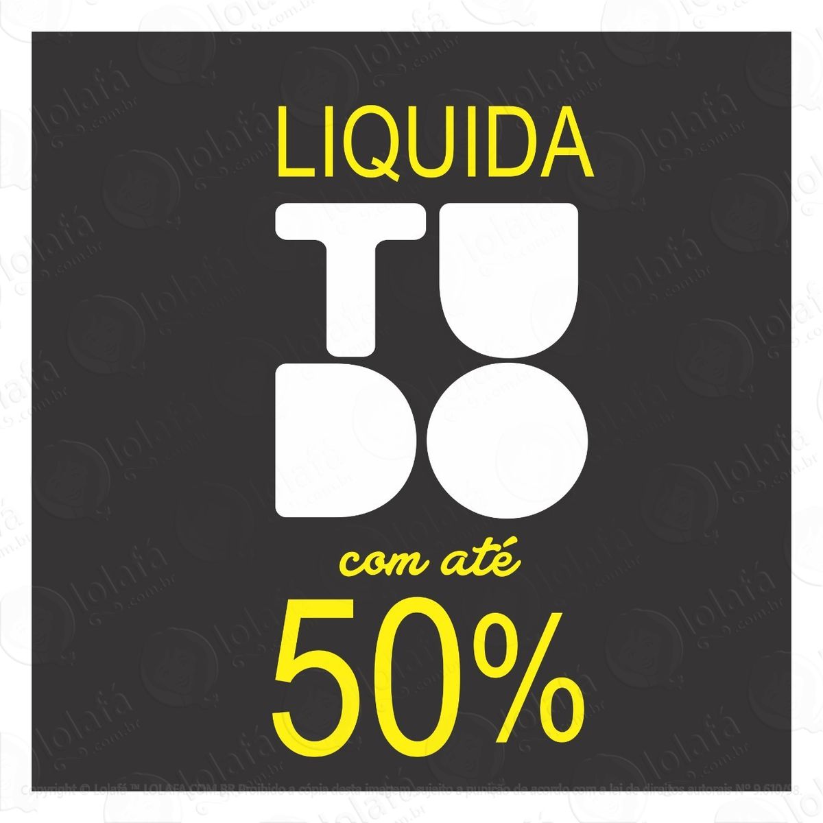 adesivo liquida tudo vitrine liquidação vertical mod:5911