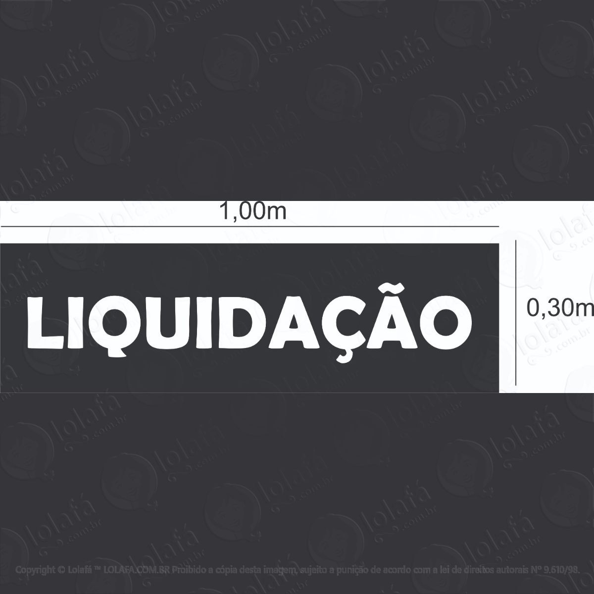 adesivo liquidação para vitrine mod:5927